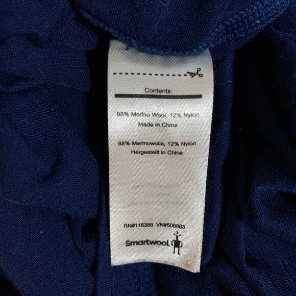 Smartwool Merino 150 Plant Based Dye Short Sleeve Shirt Blue T-shirt Men's XL - Picture 7 of 9